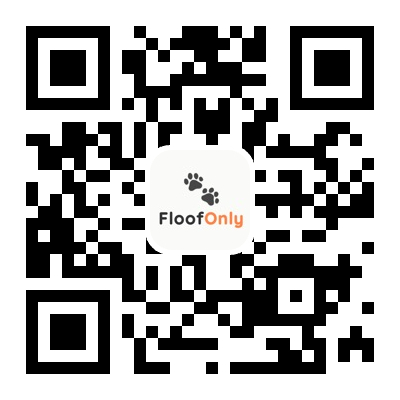 Scan QR code to download FloofOnly